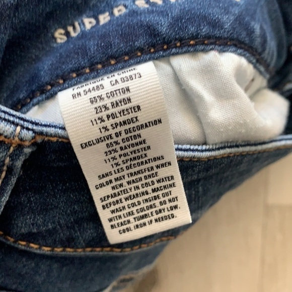 American Eagle Distressed super stretch‎ Shorts Size 8 festive bohemian summer - Picture 8 of 12